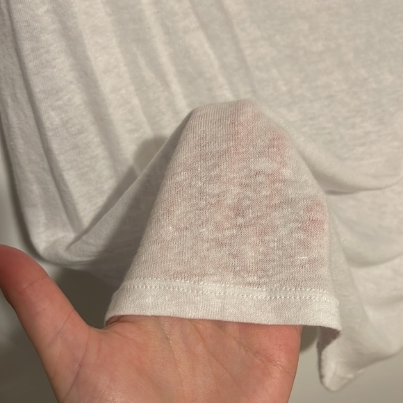 NEW We The Free FP white cutout short sleeve tshirt small - Picture 4 of 6